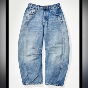 Free People Barrel Jeans